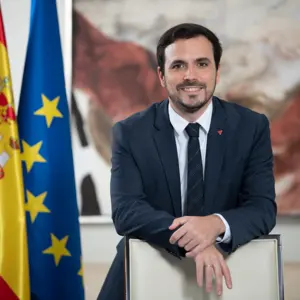 Retrato de Alberto Garzón