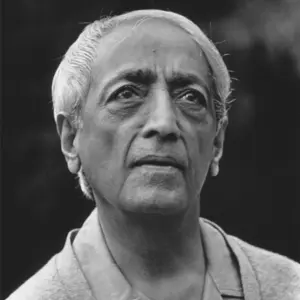 Retrato de Jiddu Krishnamurti