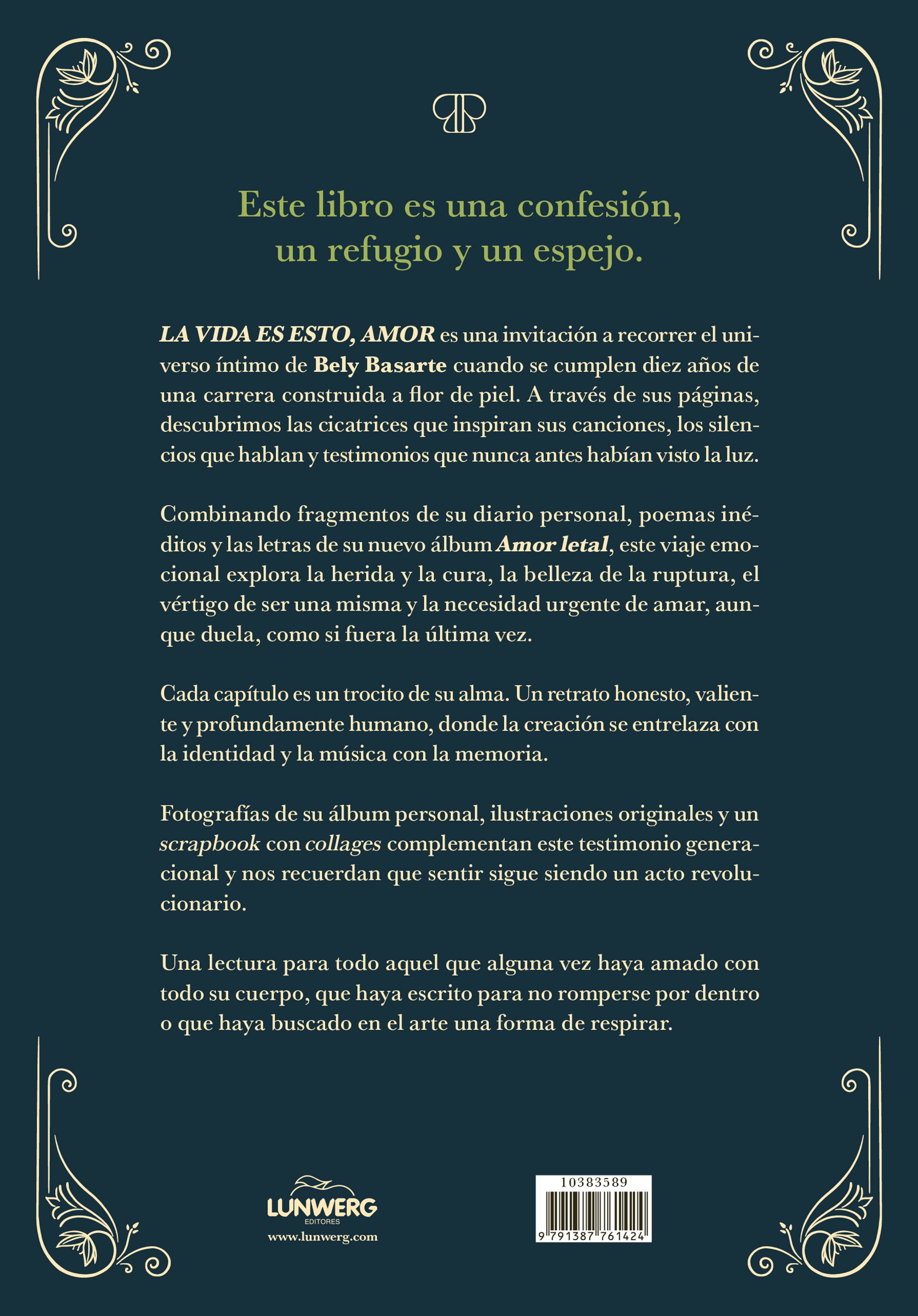 Miniatura contraportada La vida es esto, amor