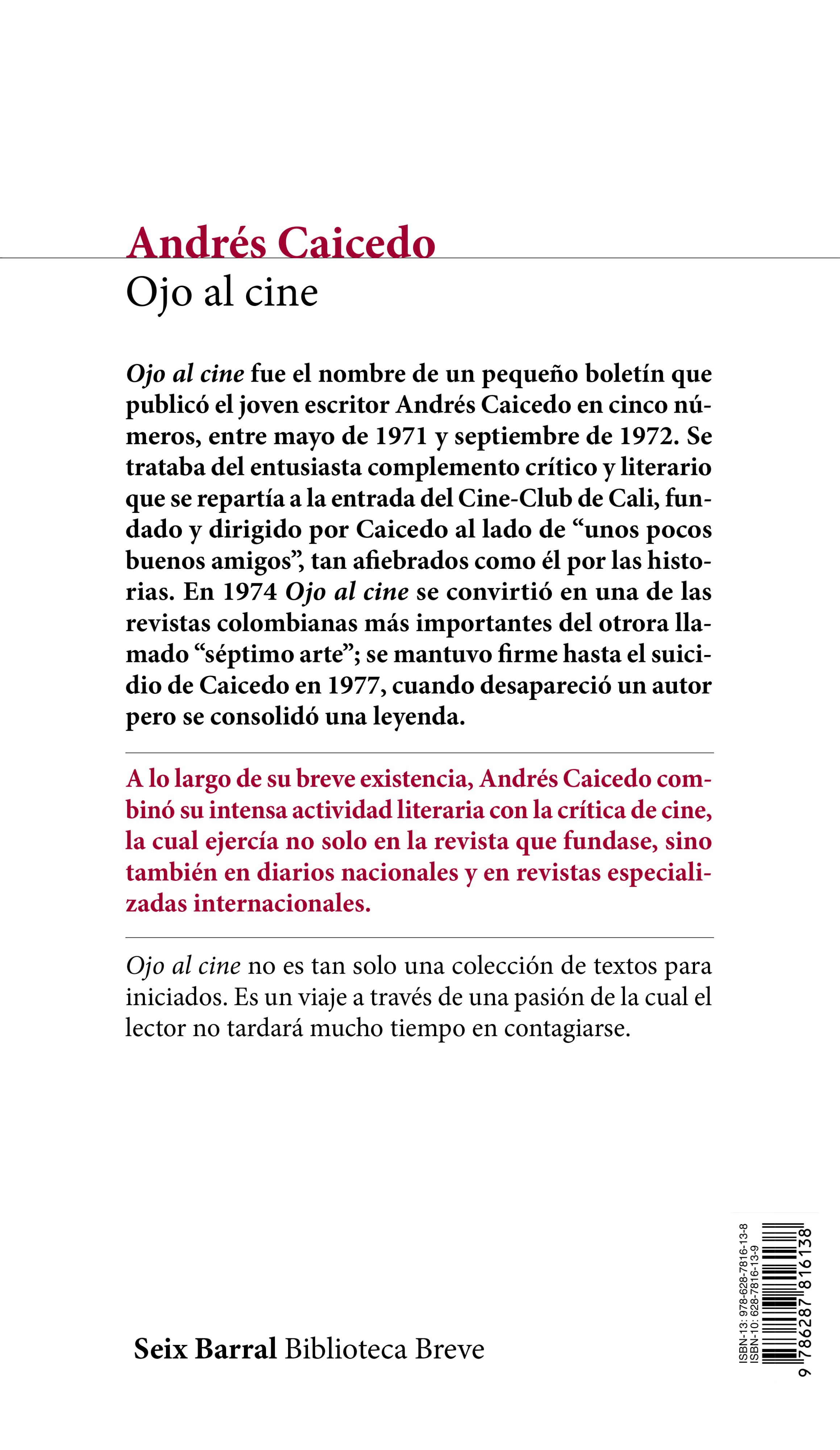 Miniatura contraportada Ojo al cine. Tomo 1