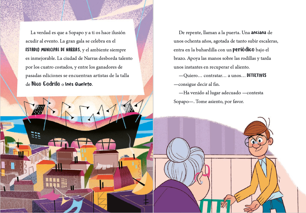 Portada El detective Sopapo y tú 6. El caso del concurso de talentos 1