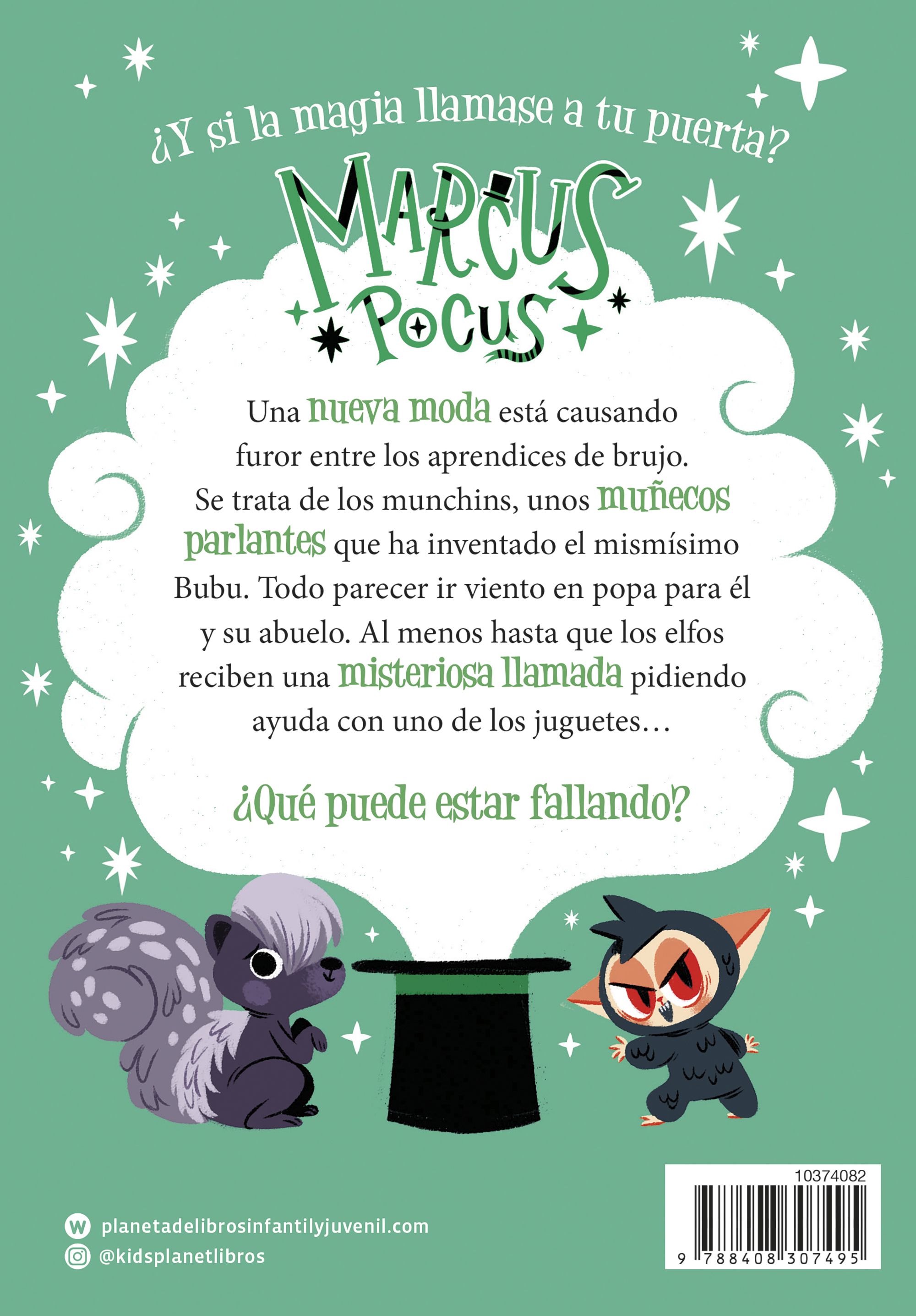 Miniatura contraportada Marcus Pocus 7. El ataque de los munchins