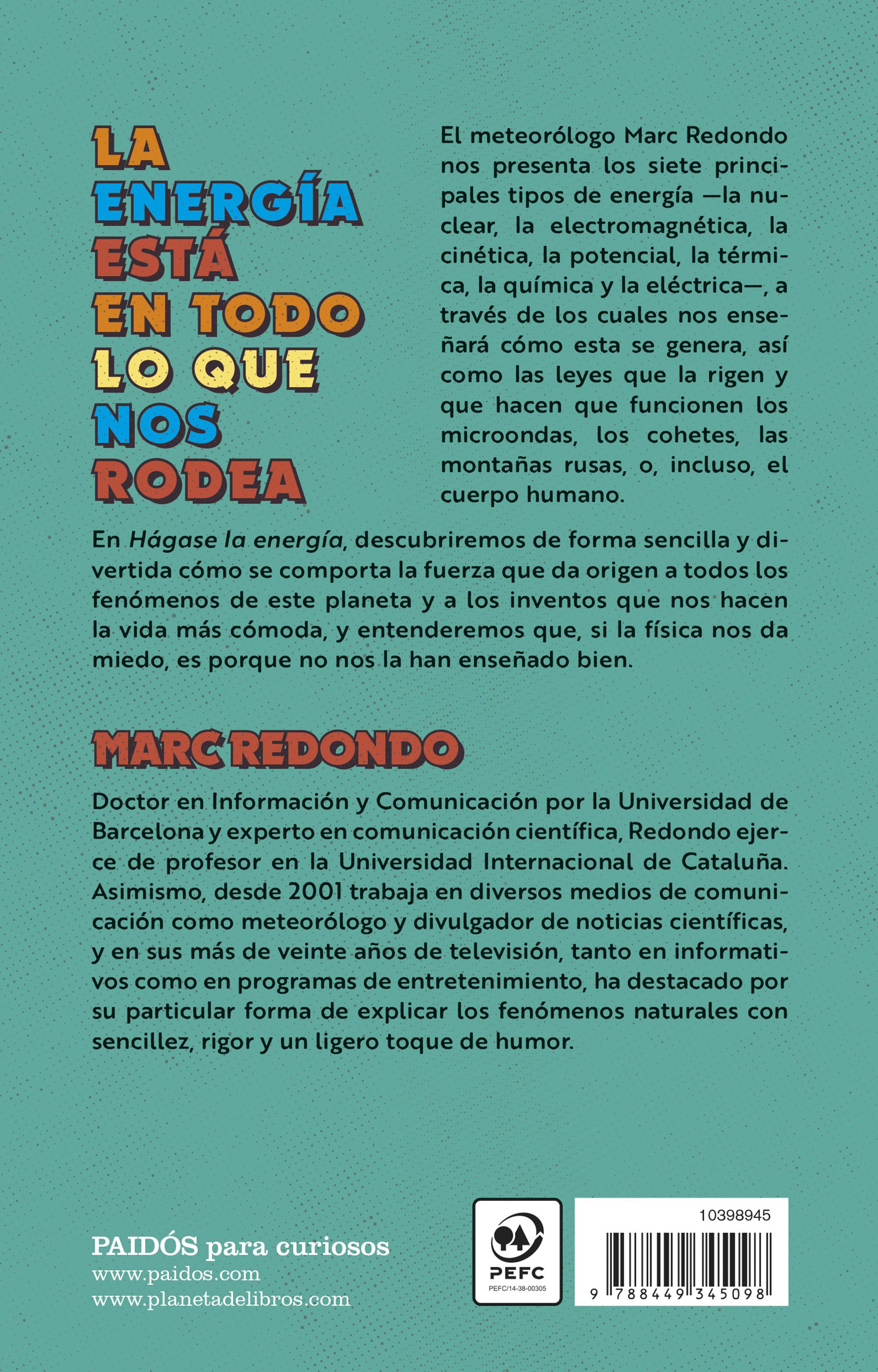 Miniatura contraportada Hágase la energía