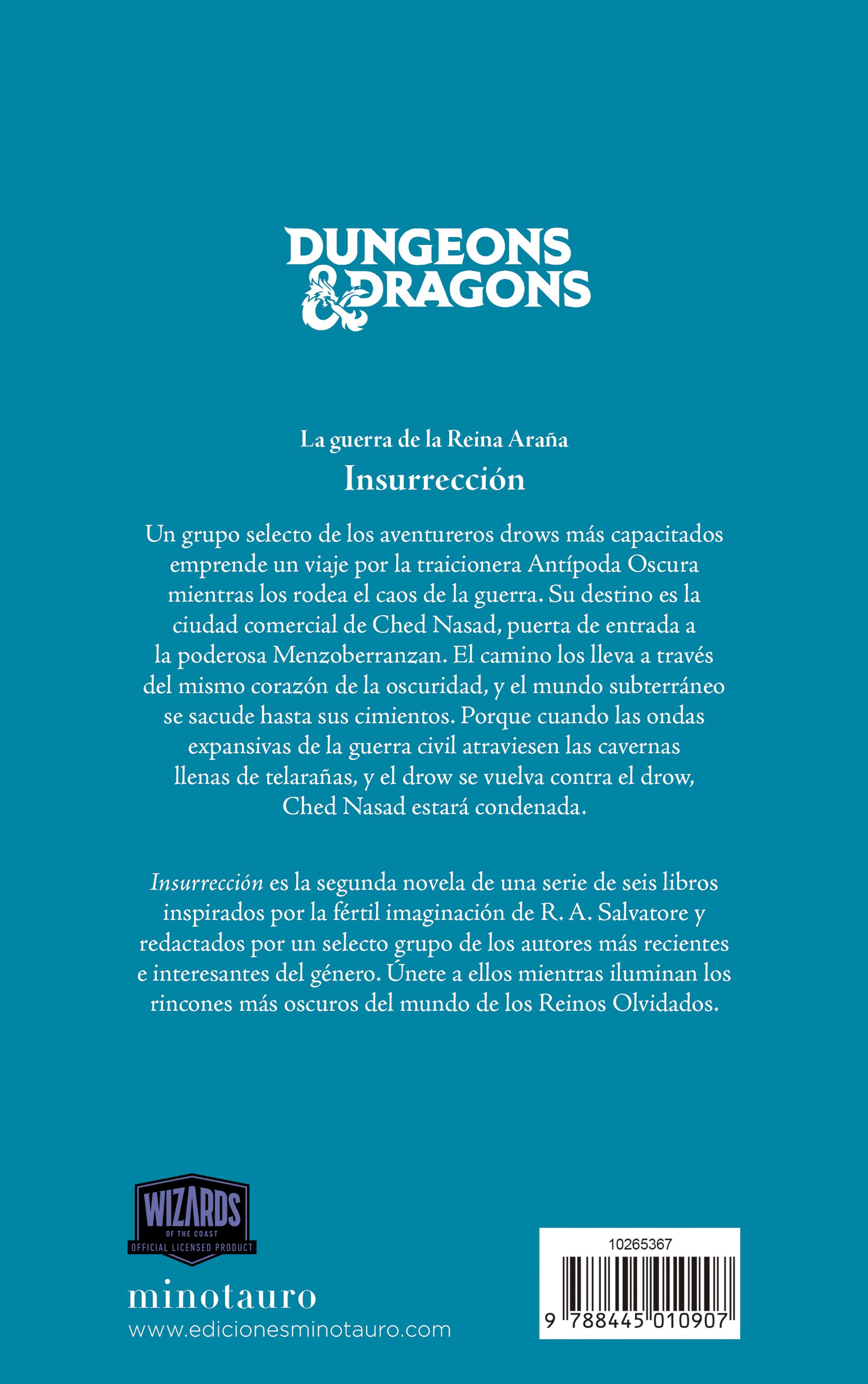 Miniatura contraportada La Guerra de la Reina Araña nº 02/06 Insurrección