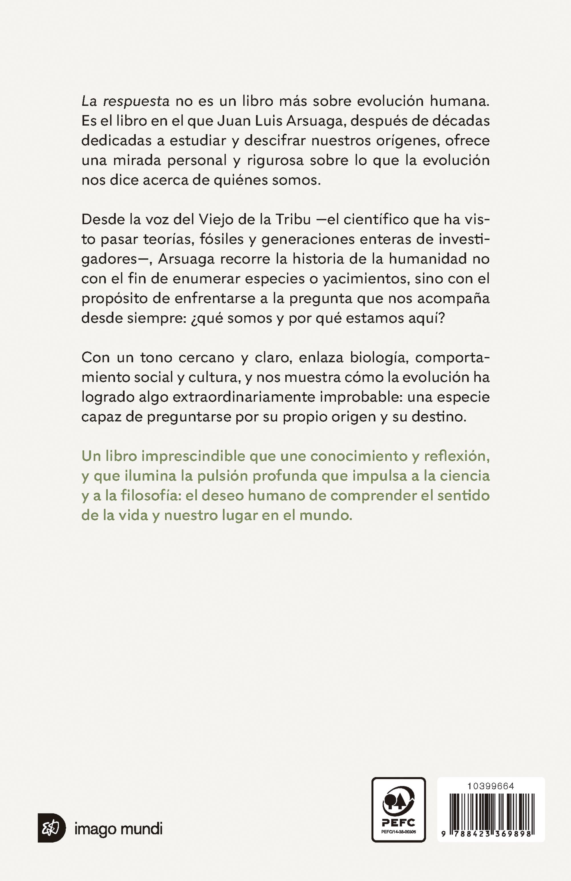 Miniatura contraportada La respuesta