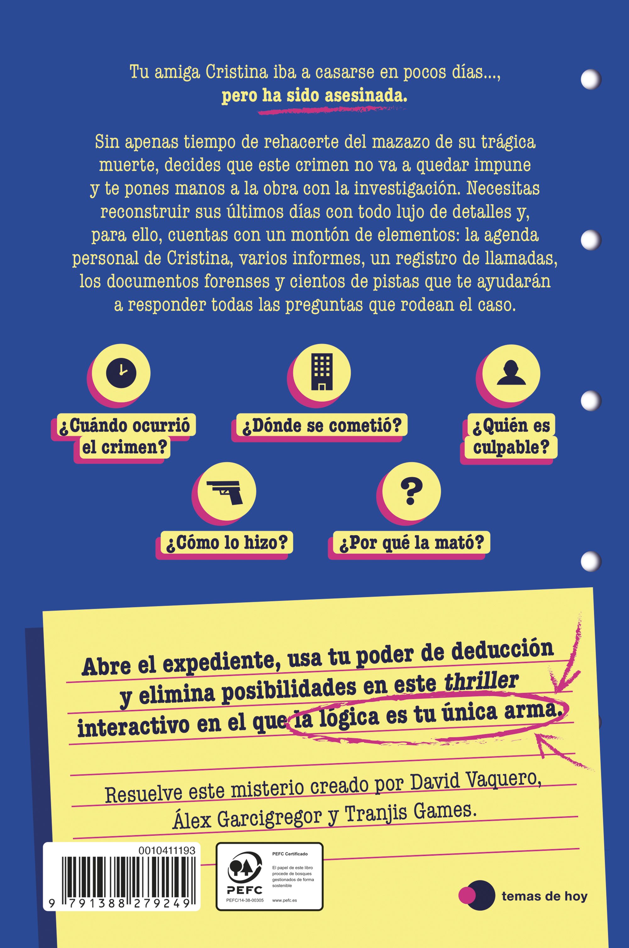 Miniatura contraportada Si tú no lo hiciste, ¿quién mató a Cristina?