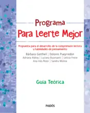Portada Programa para leerte mejor. Guia teorica