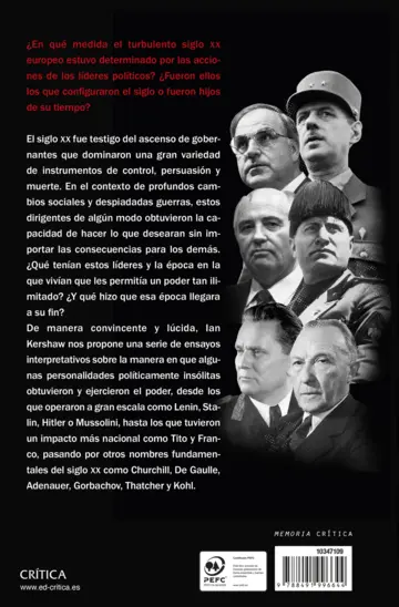 Contraportada Personalidad y poder