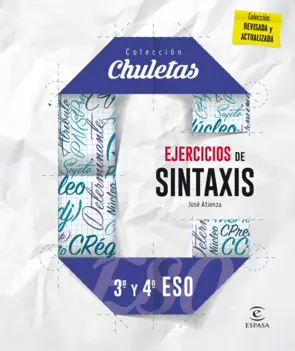 Portada Ejercicios de sintaxis 3º y 4º para la ESO