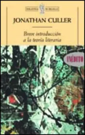 Portada Breve introducción a la teoría literaria