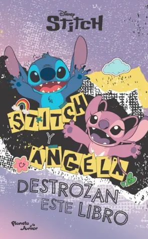 Portada Stitch y Angela. Destrozan este libro
