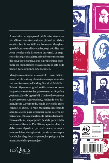 Contraportada Diez grandes novelas y sus autores