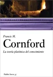 Portada La teoria platonica del conocimiento