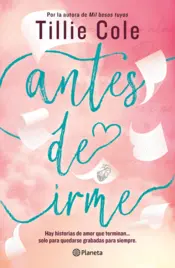 Portada Antes de irme