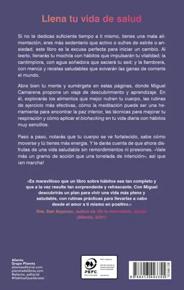 Contraportada Hábitos que abrazar