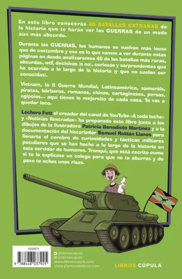 Contraportada Las batallas más raras y locas