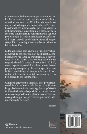 Contraportada Bajo amenaza