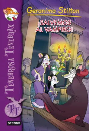 Portada Stilton Tenebrax 4.Salvemos al vampiro!