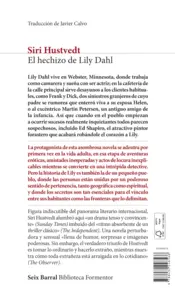 Miniatura contraportada El hechizo de Lily Dahl