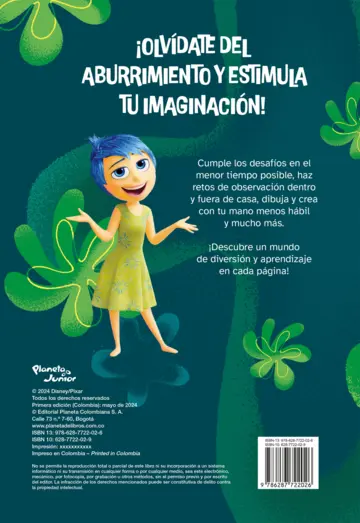 Contraportada Retos antiaburrimiento. Intensamente 2