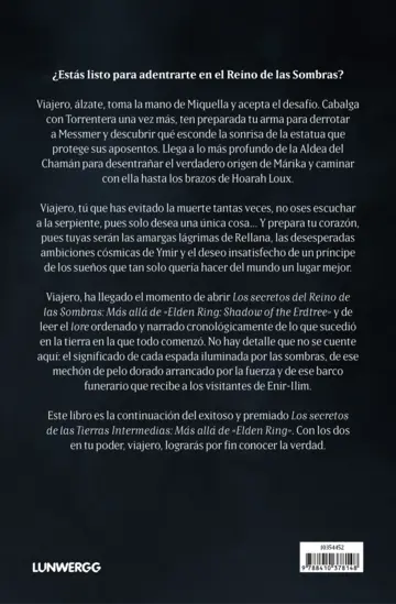 Contraportada Los secretos del Reino de las Sombras