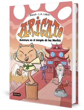 Portada Arigato 3. Aventura en el templo de los Mochis