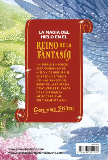 Contraportada La magia del hielo en el Reino de la Fantasía