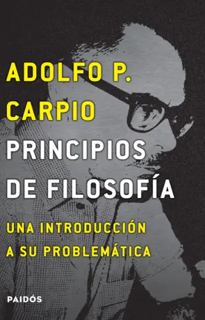 Portada Principios de la filosofía. Una introducción a su problemática