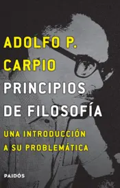 Portada Principios de la filosofía. Una introducción a su problemática