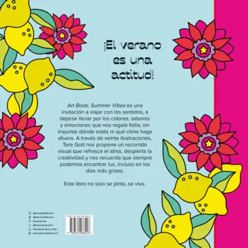 Contraportada Artbook. Summer vibes