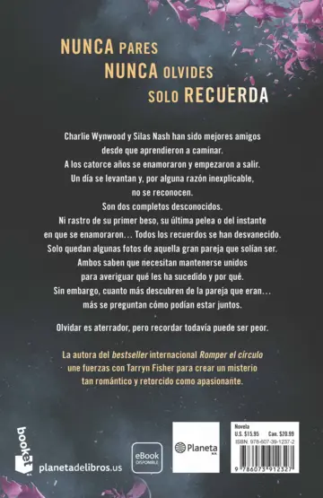 Contraportada Nunca nunca (Español neutro)