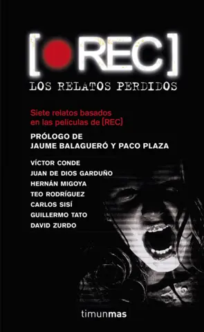 Portada REC. Los relatos perdidos