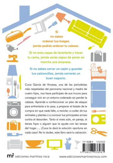 Contraportada Ordena tu casa para ordenar tu vida