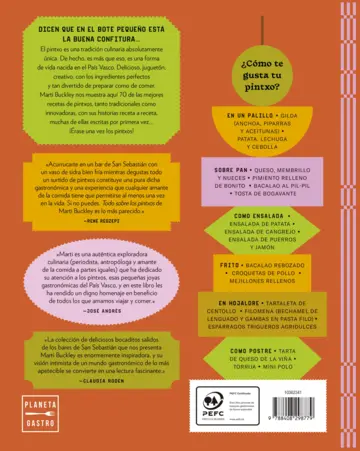 Contraportada Todo sobre los pintxos