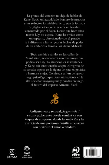 Contraportada Soy parte de ti