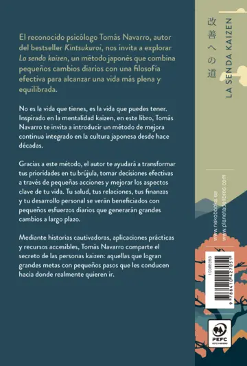 Contraportada La senda kaizen