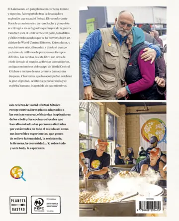 Contraportada Las recetas de World Central Kitchen
