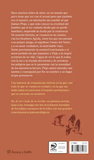 Contraportada Al otro lado de la niebla