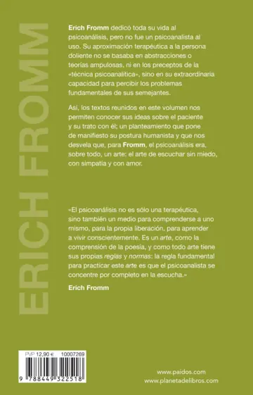 Contraportada El arte de escuchar (Nuevo)