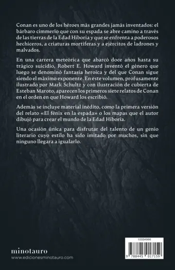 Contraportada Conan El Cimmerio nº 01/06