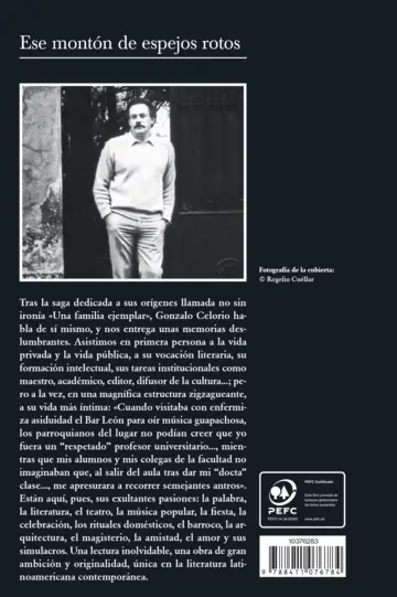 Contraportada Ese montón de espejos rotos