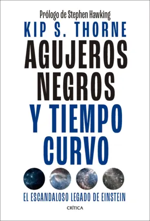 Portada Agujeros negros y tiempo curvo