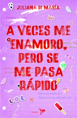 Portada A veces me enamoro, pero se me pasa rápido