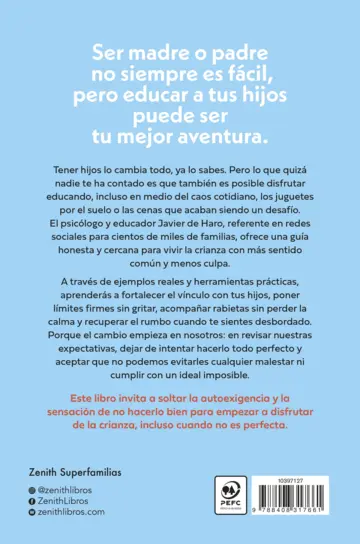 Contraportada Disfrutar la crianza