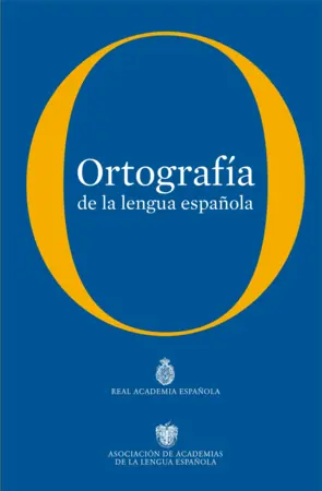 Portada Ortografia de la lengua española (Edicion de lujo)