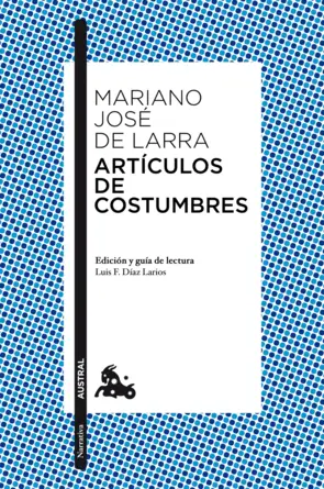 Portada Artículos de costumbres