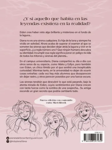 Contraportada Strawberry Moon. La hija de la luna