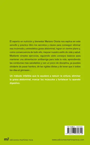Contraportada Un abdomen plano para toda la vida. El método X ABS