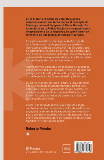 Contraportada Liderazgo auténtico