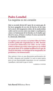 Miniatura contraportada La esquina es mi corazón. Nueva edición